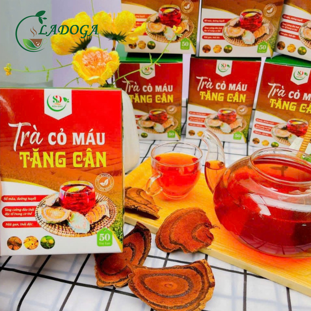[ 50 túi lọc ] Trà Cỏ Máu Tăng Cân Nguyên Chất Hỗ Trợ Bồi …