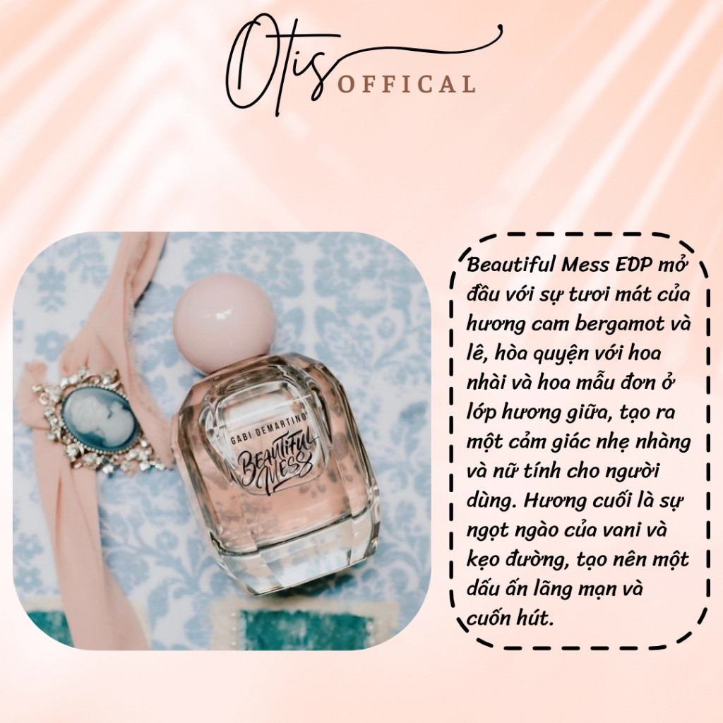 Nước Hoa Chiết 10ml Nữ Gabi Demartino Beautiful Mess EDP Hương Thơm Ngọt ngào, Nữ tính, Trẻ trung