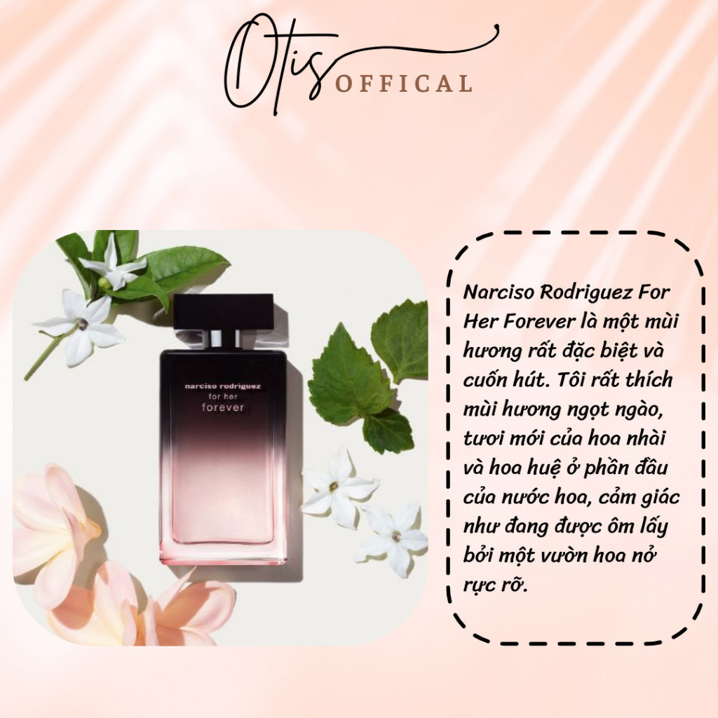 Nước Hoa Chiết 10ml Nữ Narciso Rodriguez For Her Forever Limited 2023 Hương Thơm, Cuốn hút