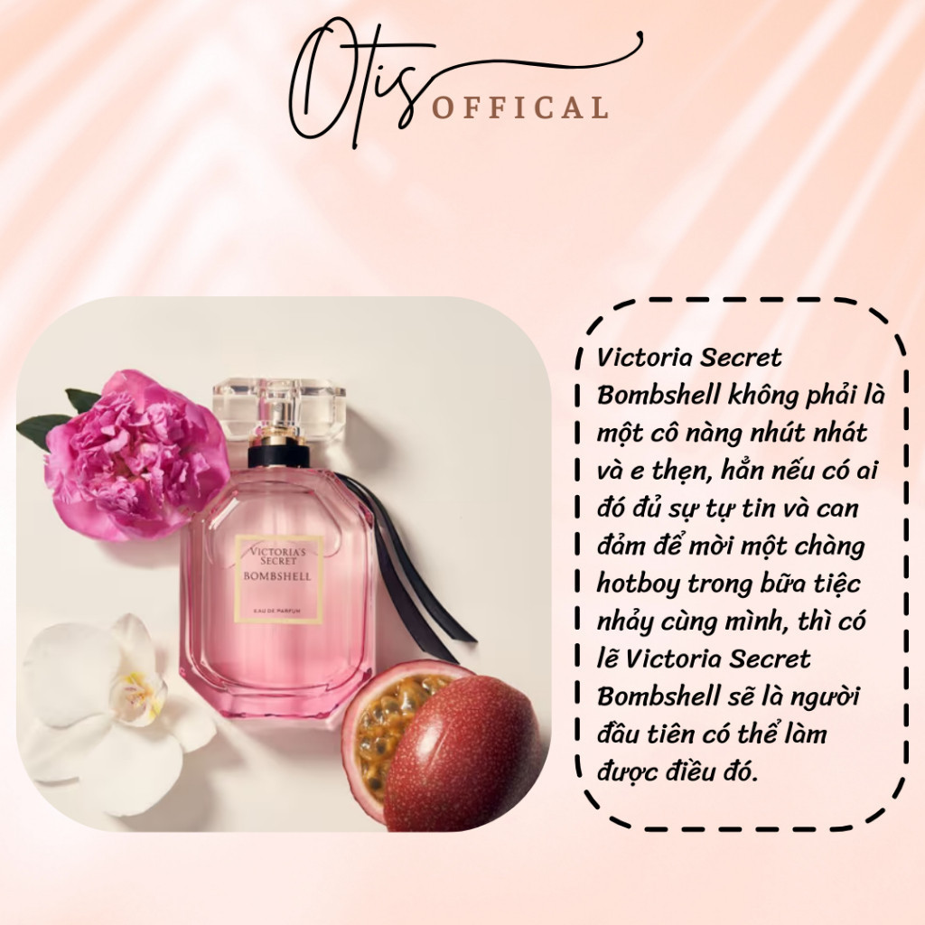 Nước Hoa Chiết 10ml Nữ Victoria's Secret Bombshell Hương Thơm Gợi cảm, Tinh tế, Dễ thương