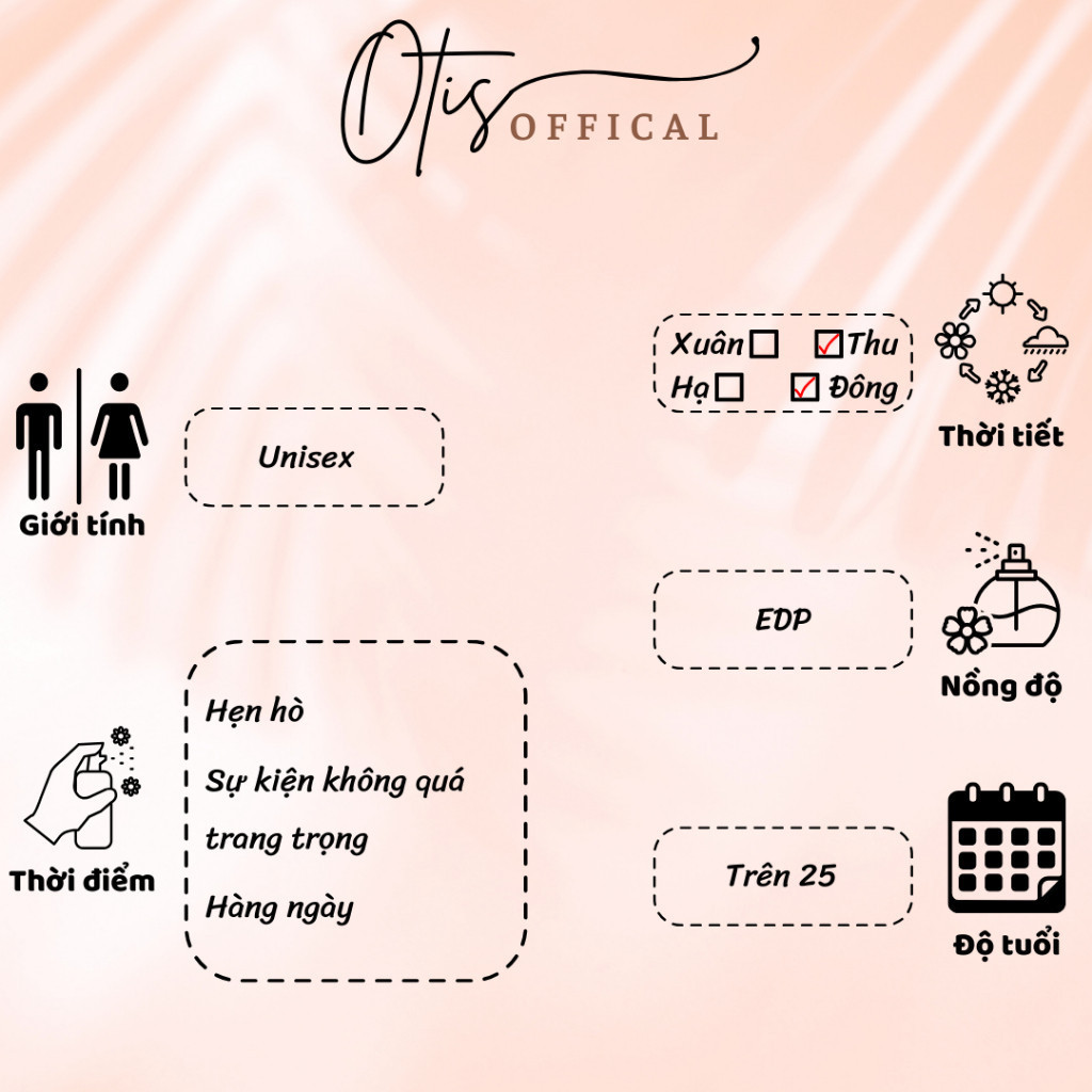 Nước Hoa Chiết 10ml Unisex Kilian Apple Brandy on the Rocks Hương Thơm Sang trọng, Gợi cảm, Nổi bật