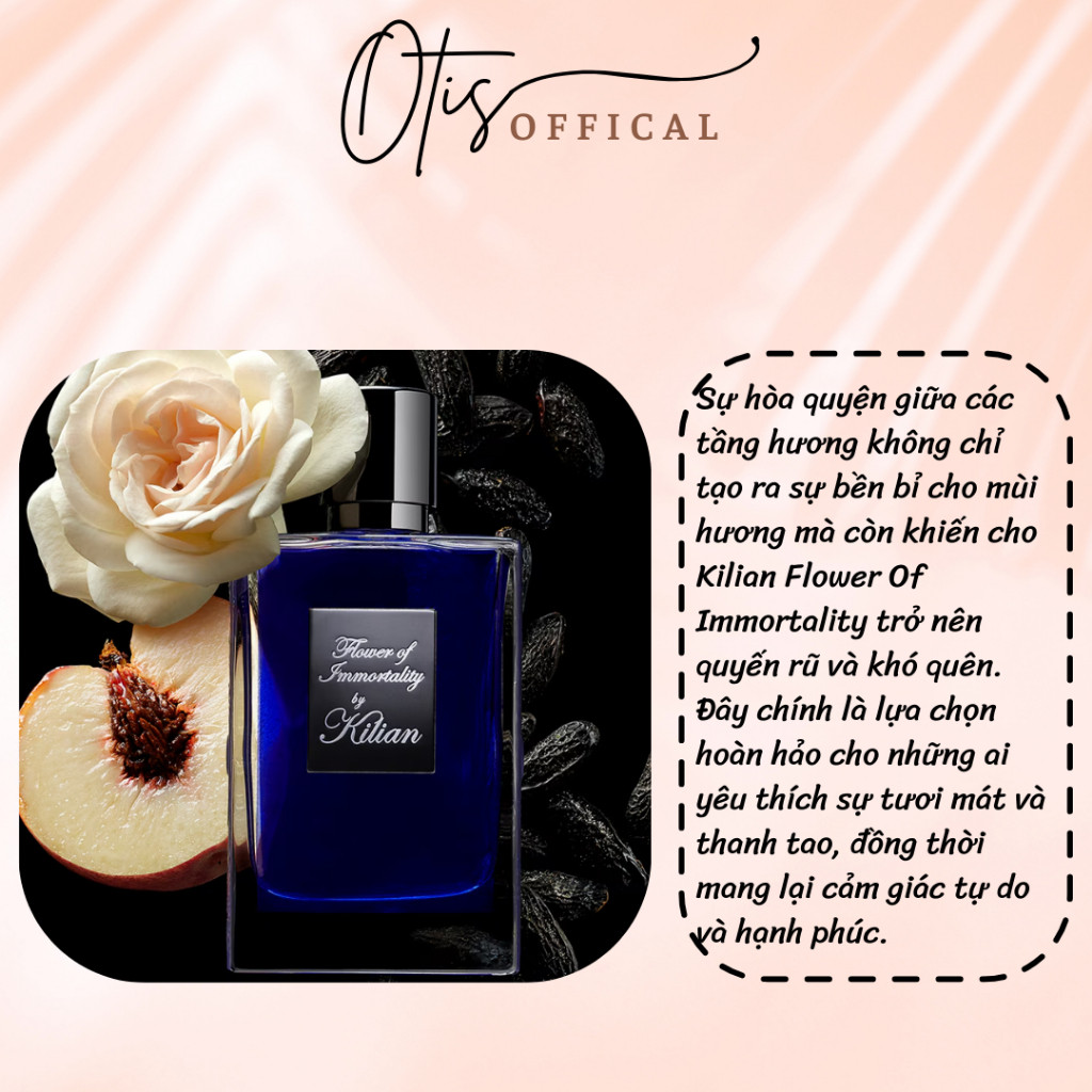 Nước Hoa Chiết 10ml Unisex Kilian Flower Of Immortality Hương Thơm Cuốn hút, Quyến rũ, Sang trọng