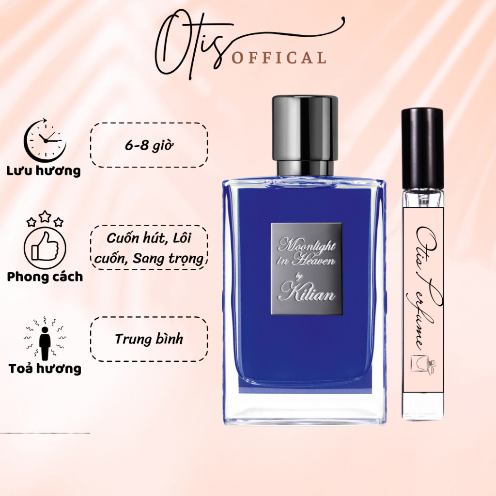 Nước Hoa Chiết 10ml Unisex Kilian Moonlight in Heaven EDP Hương Thơm Cuốn hút, Lôi cuốn, Sang trọng