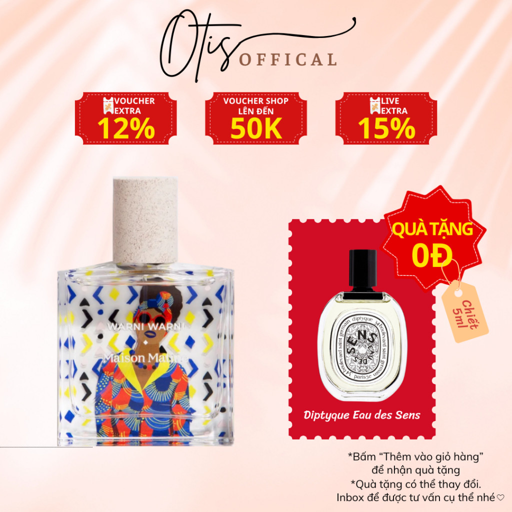 Nước Hoa Chiết 10ml Unisex Maison Matine Warni Warni Hương Thơm Năng động, Tươi mới, Màu sắc