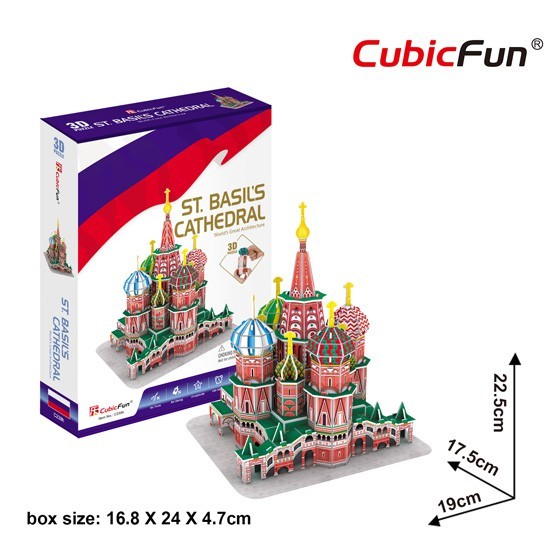 Cubic Fun - 3D Puzzle St.Basil's Cathedral La cathédrale Saint-Basile