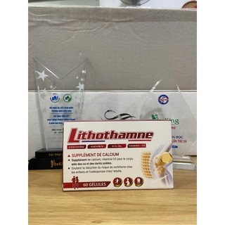 Viên uống LITHOTHAMNE bổ sung Canxi hữu cơ từ tảo biển đỏ - Hộp 60 viên