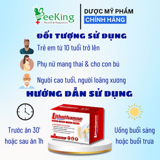 Viên uống LITHOTHAMNE bổ sung Canxi hữu cơ từ tảo biển đỏ - Hộp 60 viên