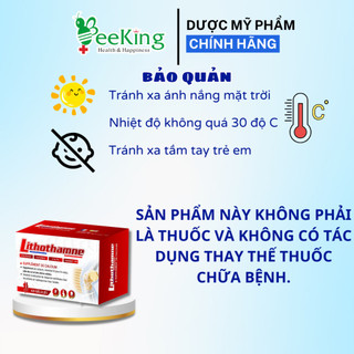 Viên uống LITHOTHAMNE bổ sung Canxi hữu cơ từ tảo biển đỏ - Hộp 60 viên