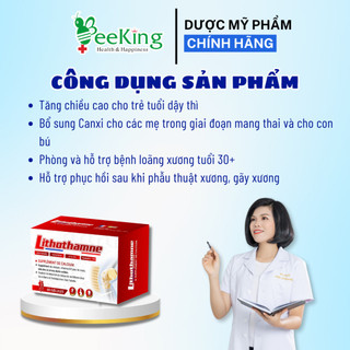 Viên uống LITHOTHAMNE bổ sung Canxi hữu cơ từ tảo biển đỏ - Hộp 60 viên