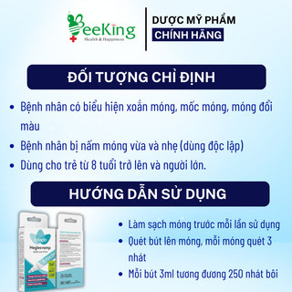 Bút bôi serum NILOCIN NEGLESVAMP PEN hỗ trợ nấm móng tay, chân - Bút 3ml