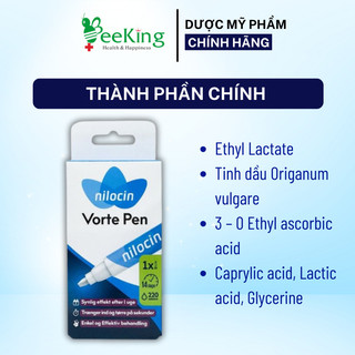 Bút bôi NILOCIN VORTE PEN hỗ trợ tình trạng mụn cóc tay, chân - Bút 3ml