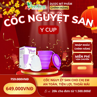 Cốc Nguyệt san Y Cup - Dành cho chị em phụ nữ - Hộp 1 chiếc