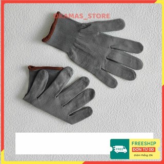 [GIÁ SỈ] SET 24 ĐÔI Bao Tay Lao Động Mút Xám An Toàn - Găng Tay Bảo Hộ Giá Rẻ Cho Mọi Người