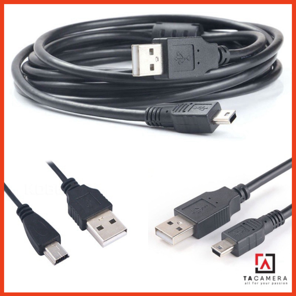 Cavo USB 2.0 A/M - Mini B 5 Pin, 0.5m, Pro Signal