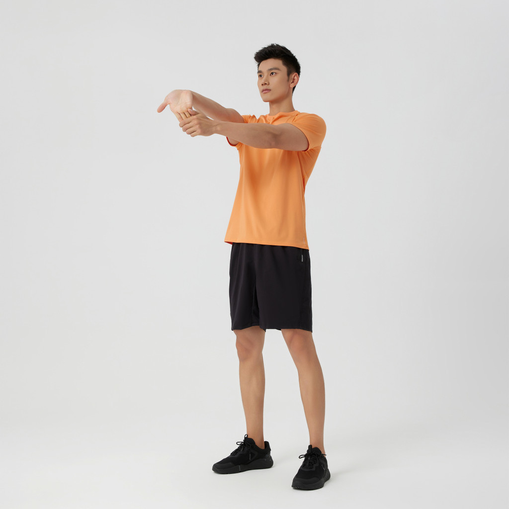 Ảnh Quần short tập fitness 120 cho nam đen Decathlon DOMYOS mã 8547823 2