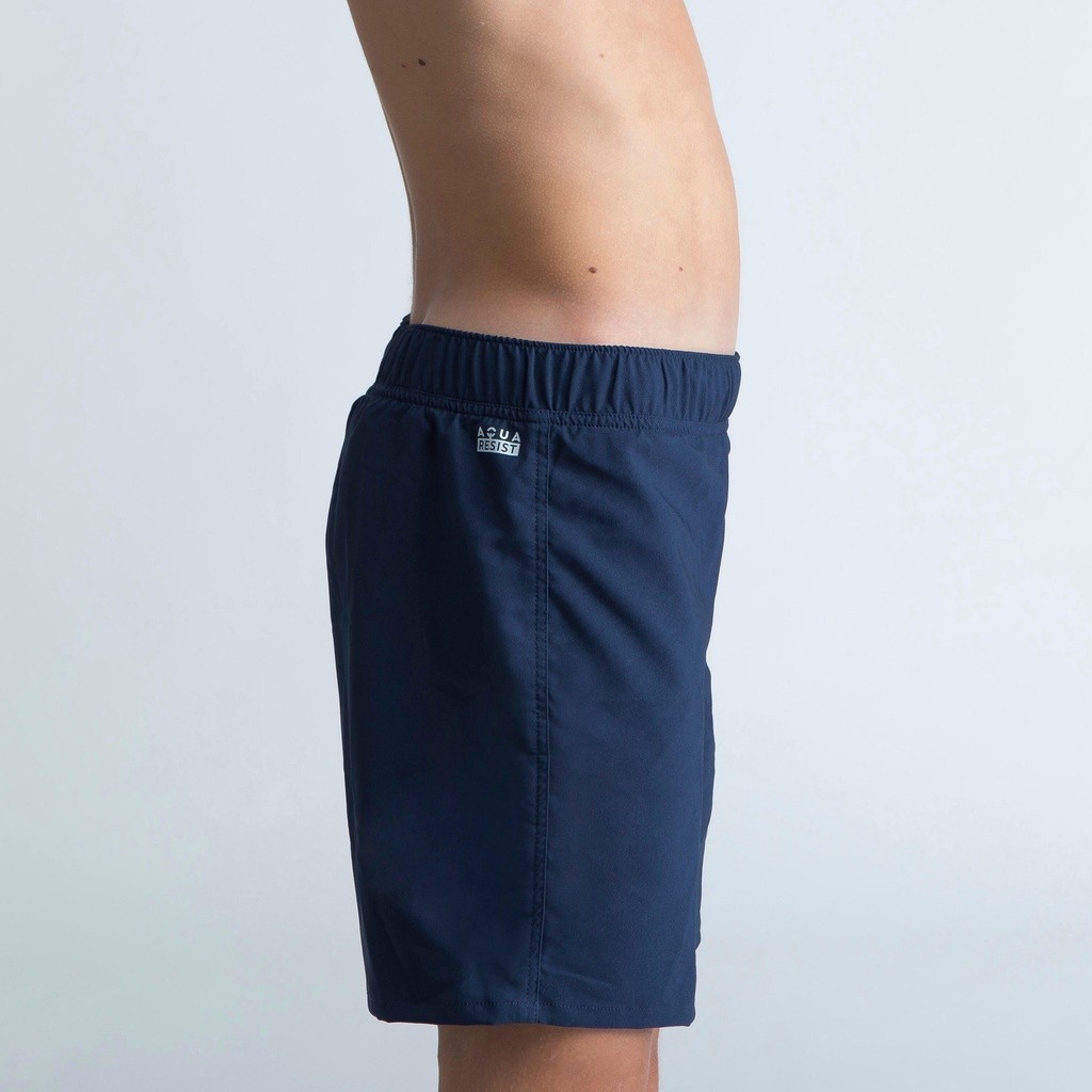 Ảnh Quần short bơi cơ bản 100 cho bé trai xanh navy DECATHLON NABAIJI mã 8669410 2