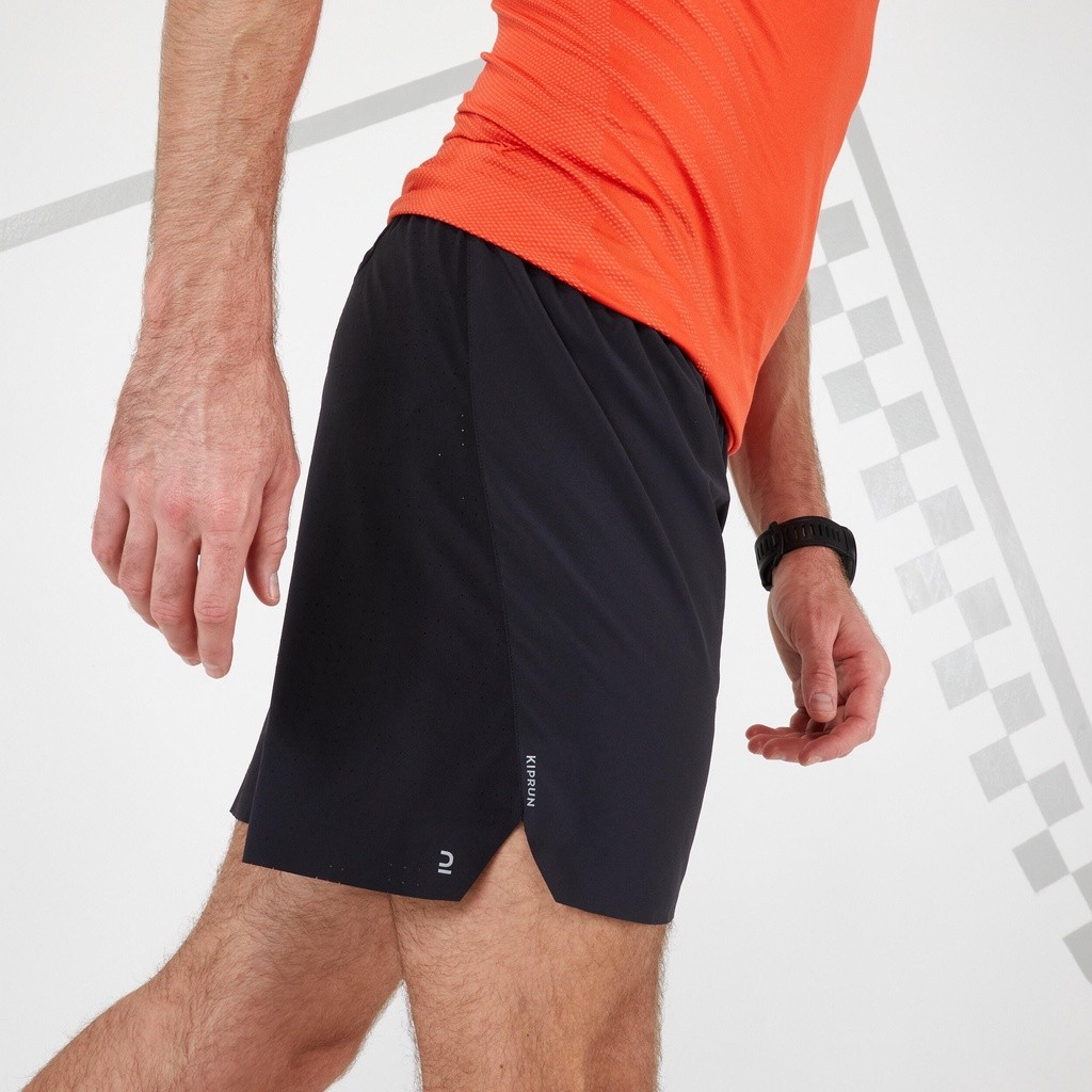 Ảnh Quần short chạy bộ nam kiprun light đen DECATHLON kiprun 4