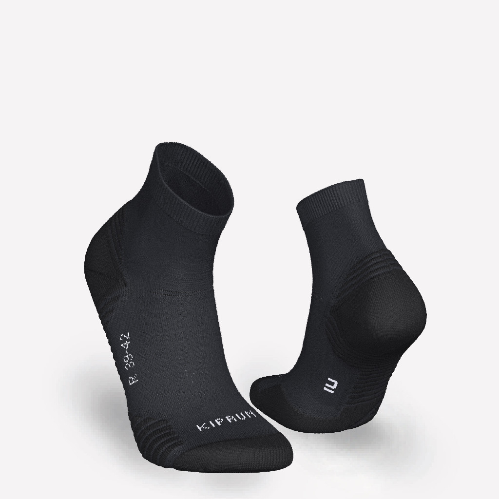Ảnh Gói 2 đôi tất chạy bộ cổ vừa Run 500 DECATHLON Kiprun 8810439 3