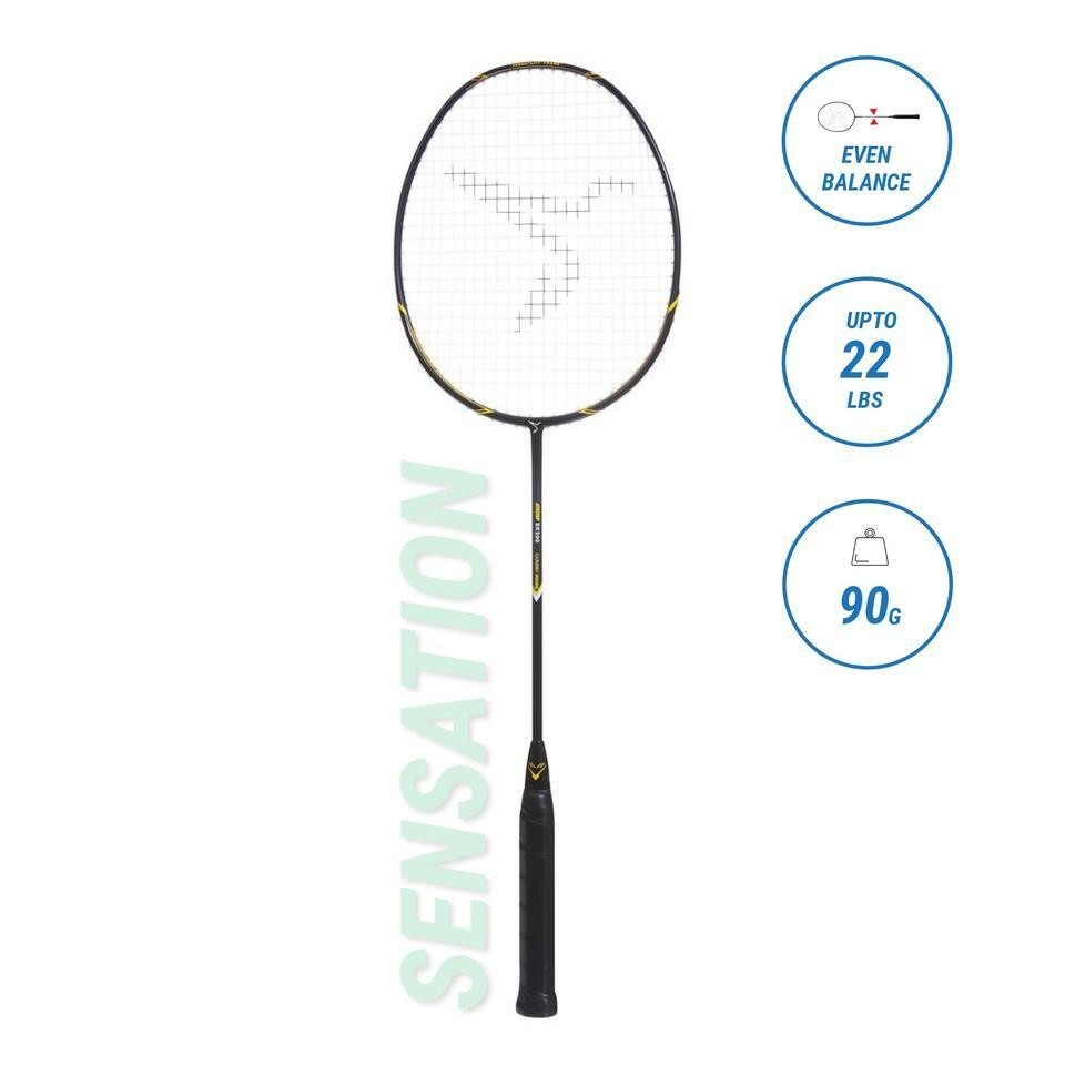 Ảnh Vợt cầu lông br500 người lớn DECATHLON Perfly hai màu trắng, đen 3