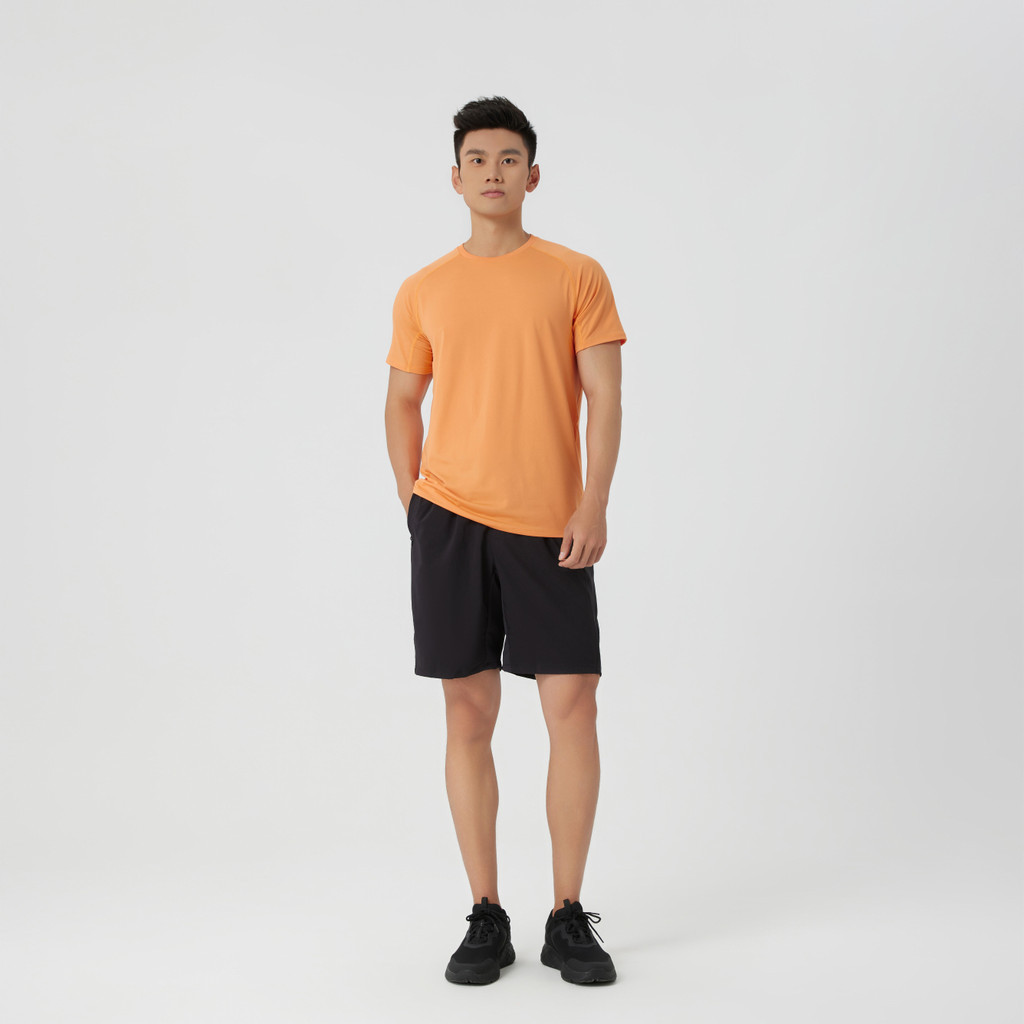 Ảnh Quần short tập fitness 120 cho nam đen Decathlon DOMYOS mã 8547823 3