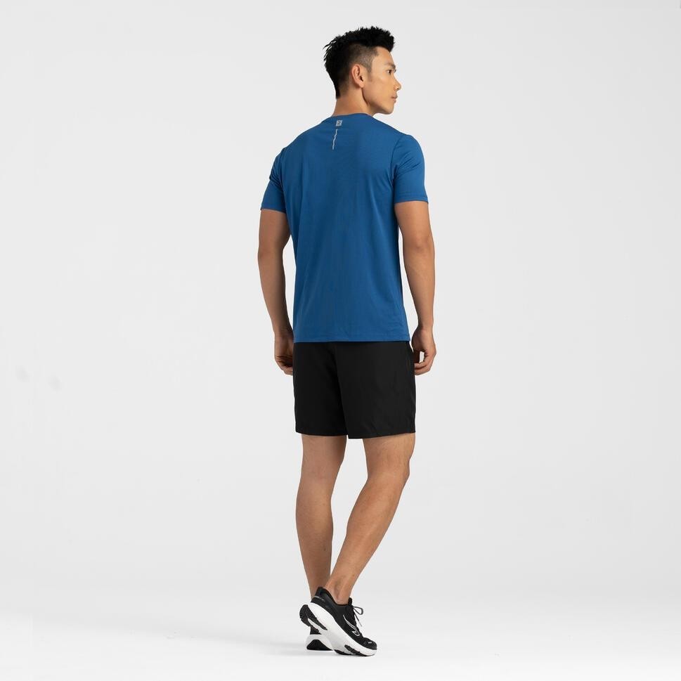 Ảnh Áo thun chạy bộ thoáng mát dry cho nam xanh dương DECATHLON KALENJI mã 8666011 4