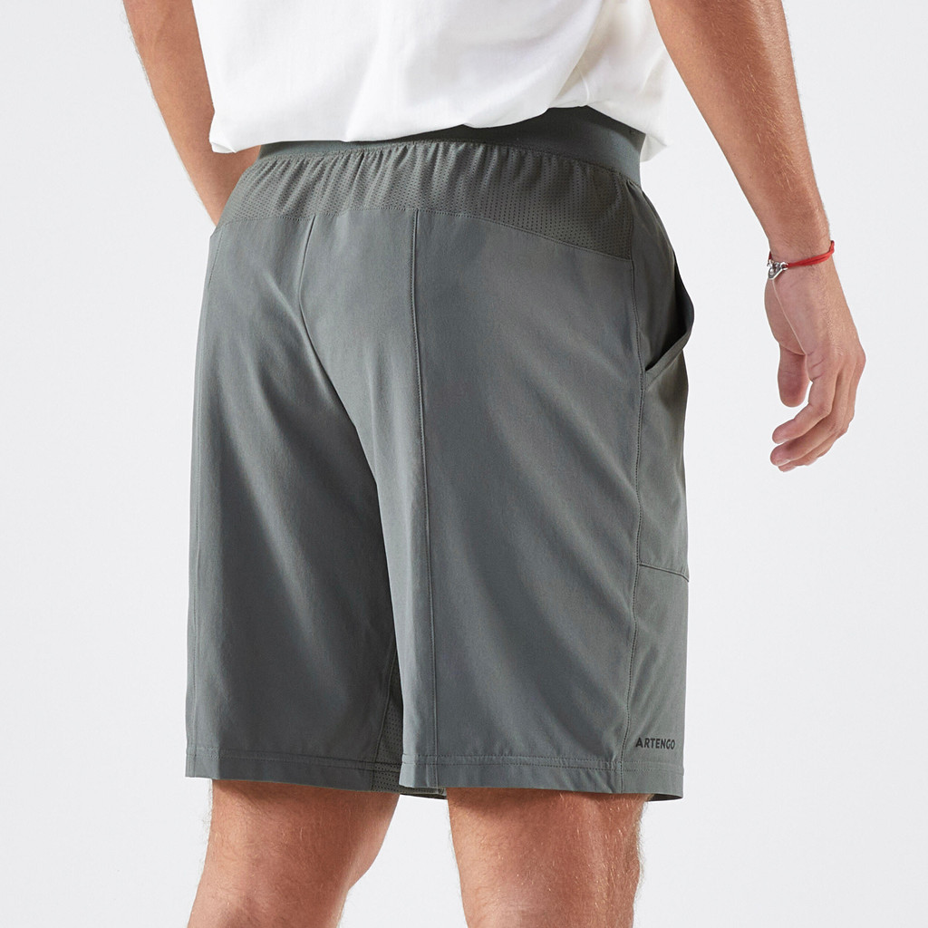 Ảnh Quần short tennis, pickleball nam thoáng khí dry xám Decathlon ARTENGO mã 8755427 1