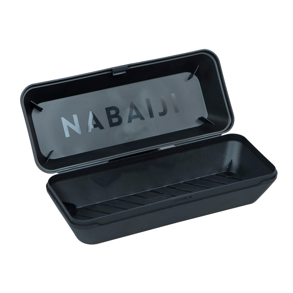 Ảnh Hộp đựng kính bơi đen Decathlon NABAIJI mã 8667233 1