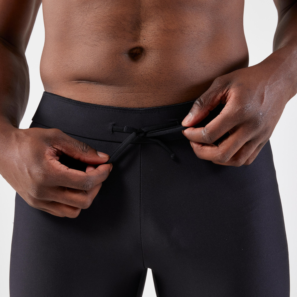Ảnh Quần short chạy bộ nam bó sát run 100 đen Decathlon KALENJI mã 8817446 2