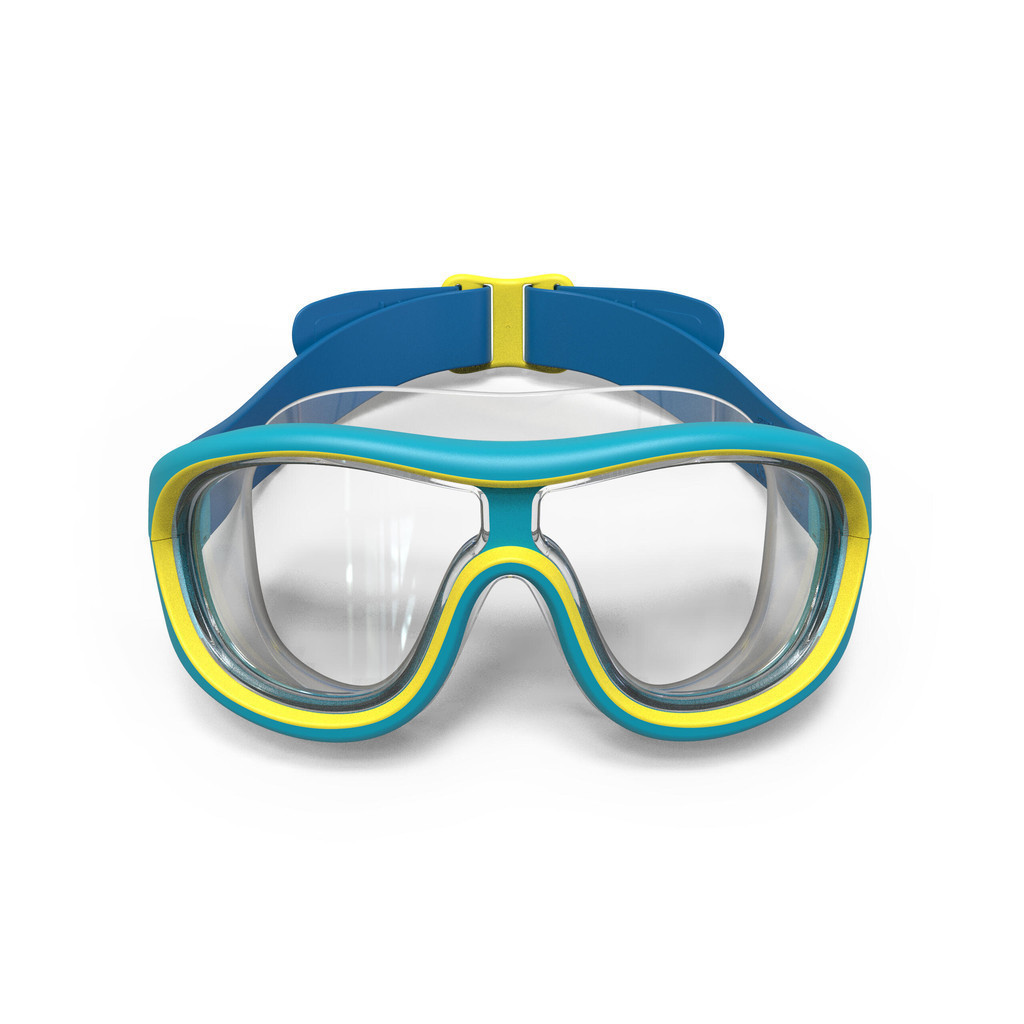 Ảnh Kính bơi tròng kính trong suốt cỡ s swimdow 100 v2 xanh dương Decathlon NABAIJI mã 8854144 2