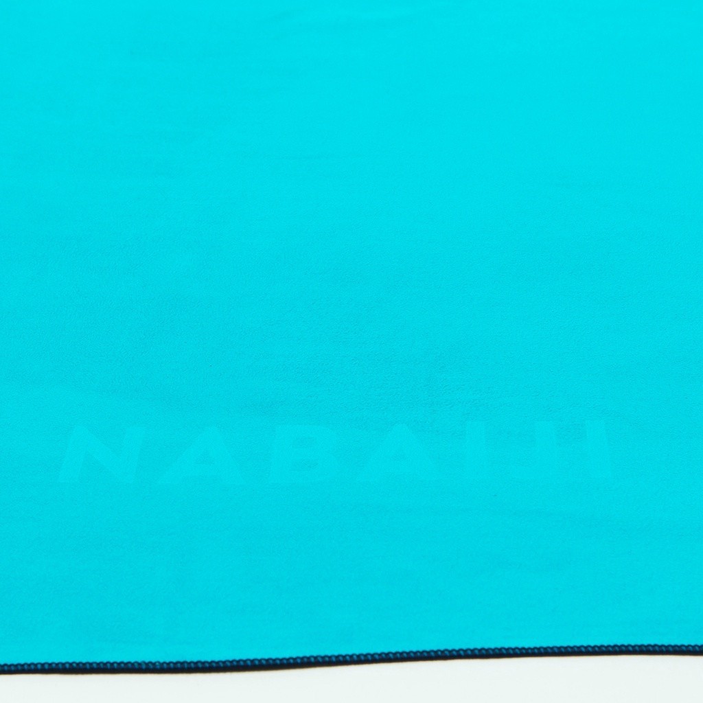 Ảnh Khăn tắm microfibre cỡ l 80 x 130 cm xanh dương/xanh lá DECATHLON NABAIJI mã 8751556 4