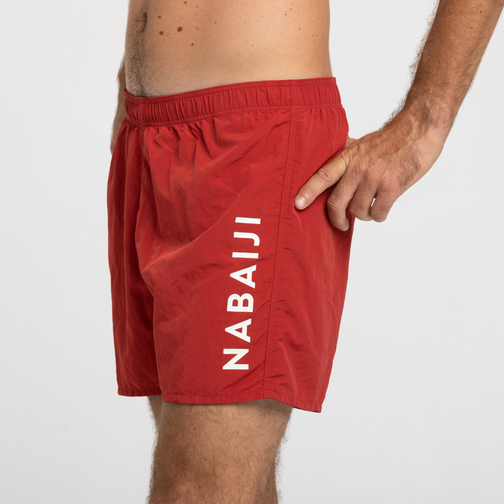 Ảnh Quần đùi đi bơi nam 100 đỏ Decathlon NABAIJI mã 8844063 2