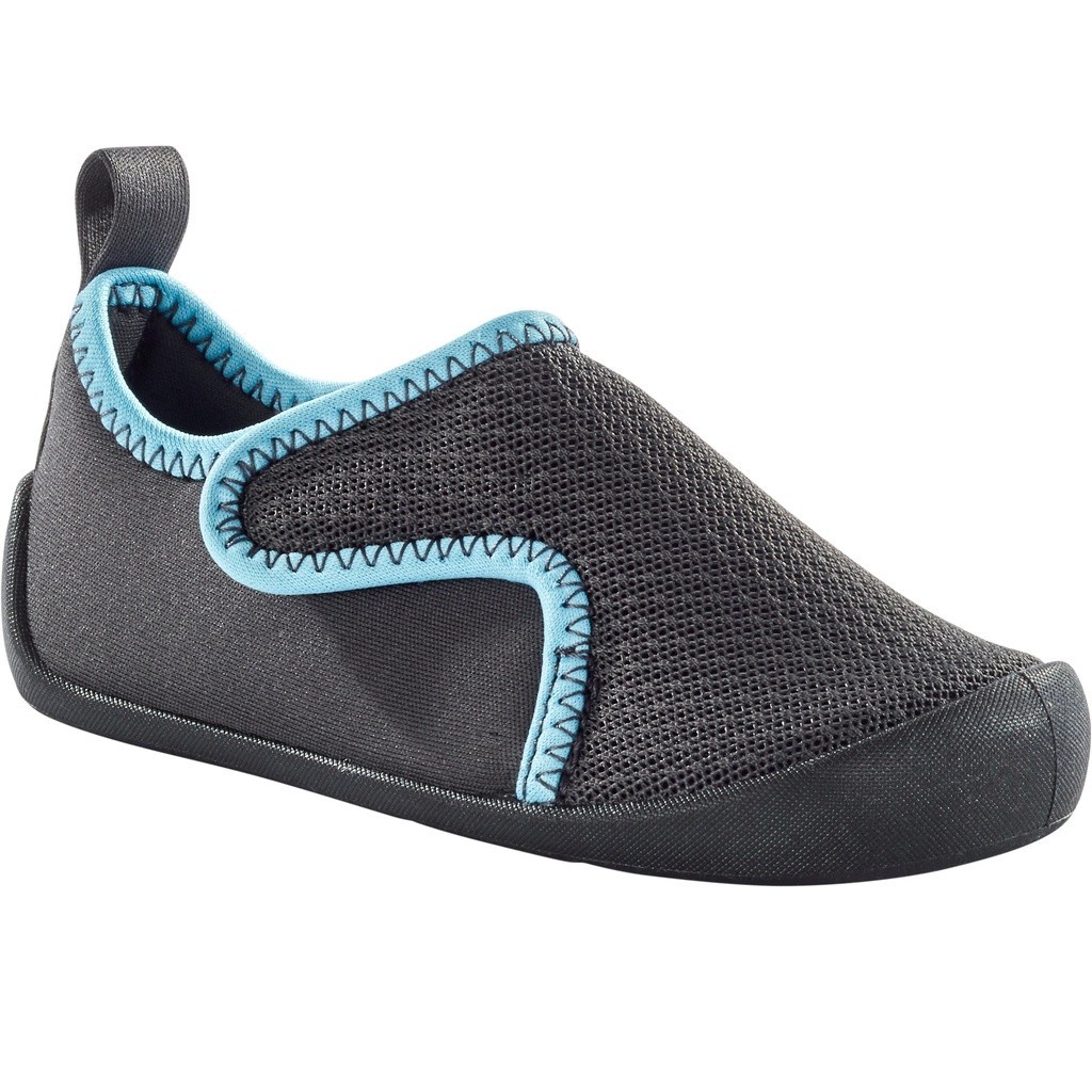 Ảnh Giày tập đi 110 cho trẻ em xám đen DECATHLON DOMYOS mã 8517799 1