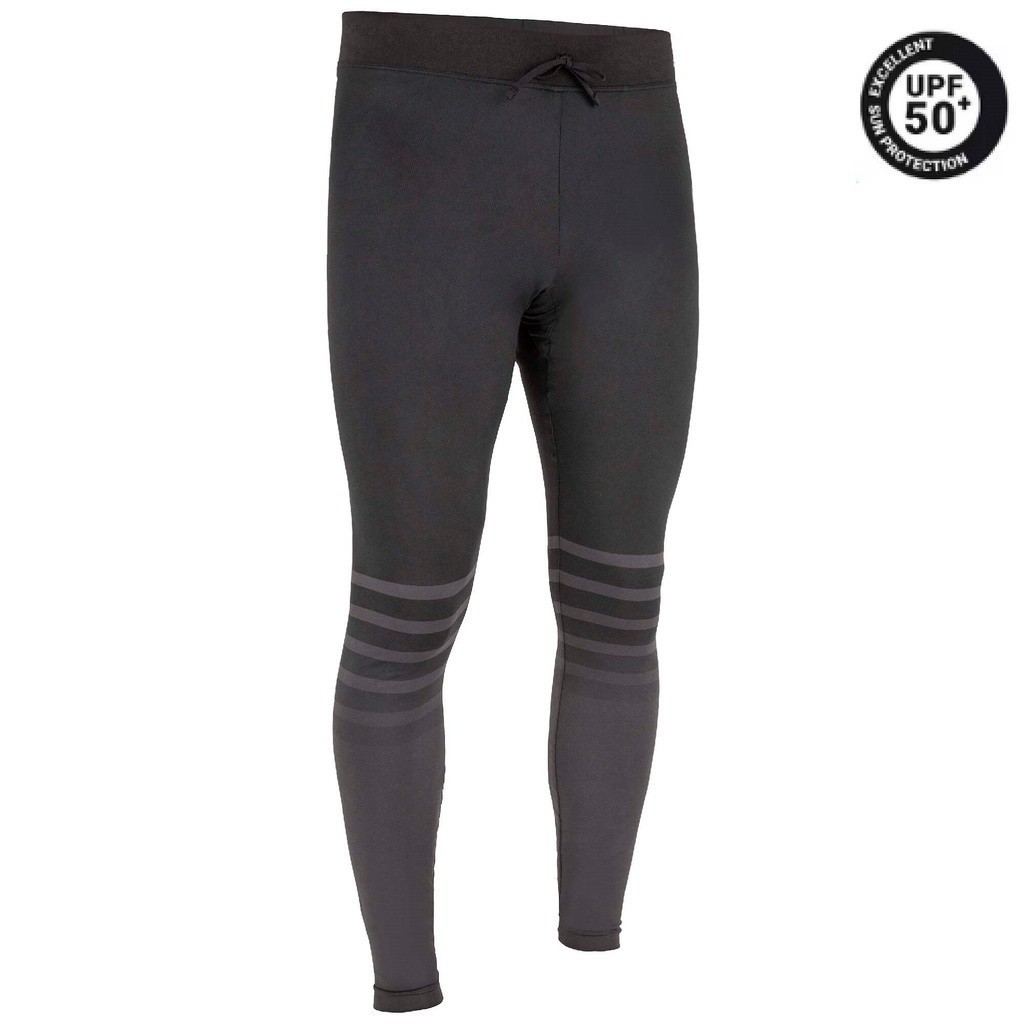 Ảnh Quần legging lướt sóng chống tia cực tím 100 cho nam DECATHLON Xanh xám 1