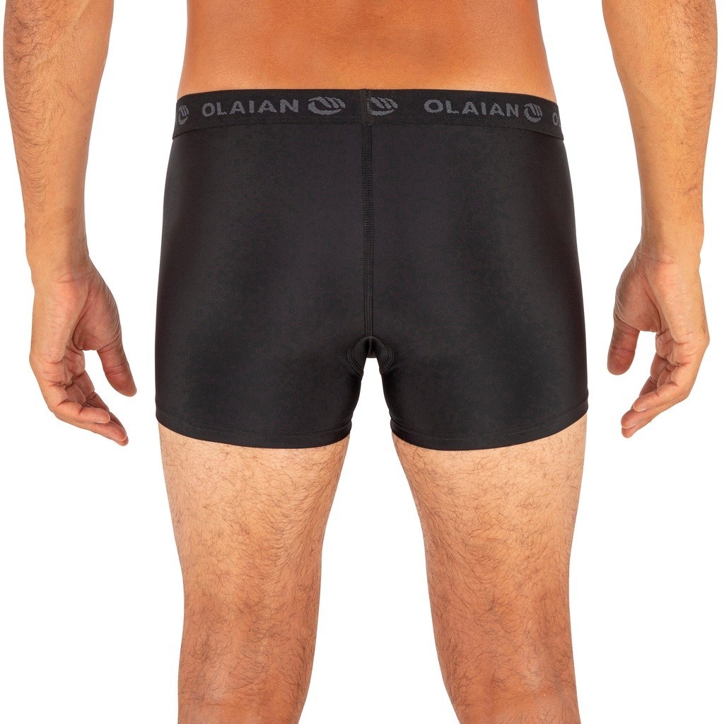 Ảnh Quần boxer 500 cho nam DECATHLON olaian đen 4
