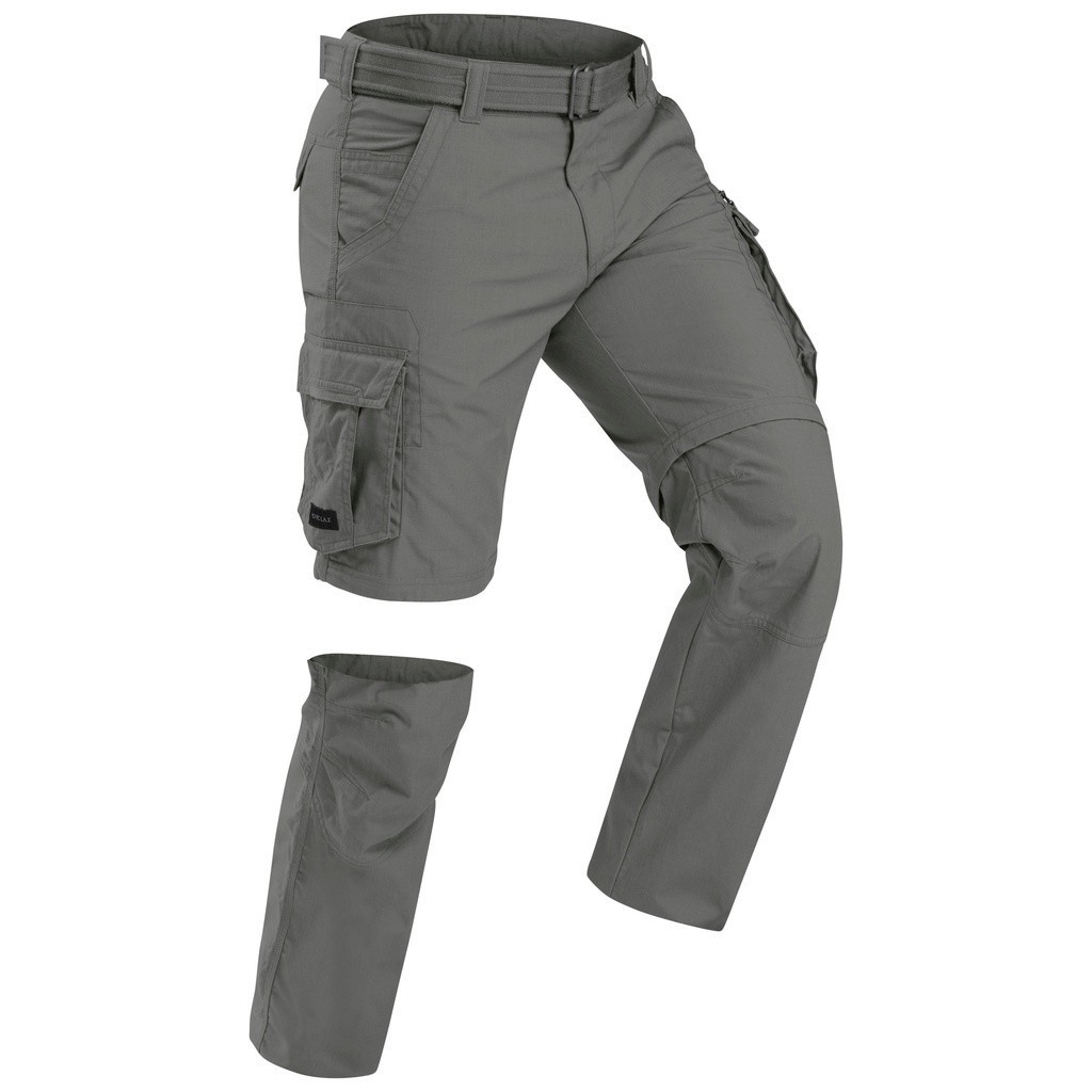Ảnh Quần dài du lịch trekking cho nam DECATHLON forclaz travel 100 kaki 2