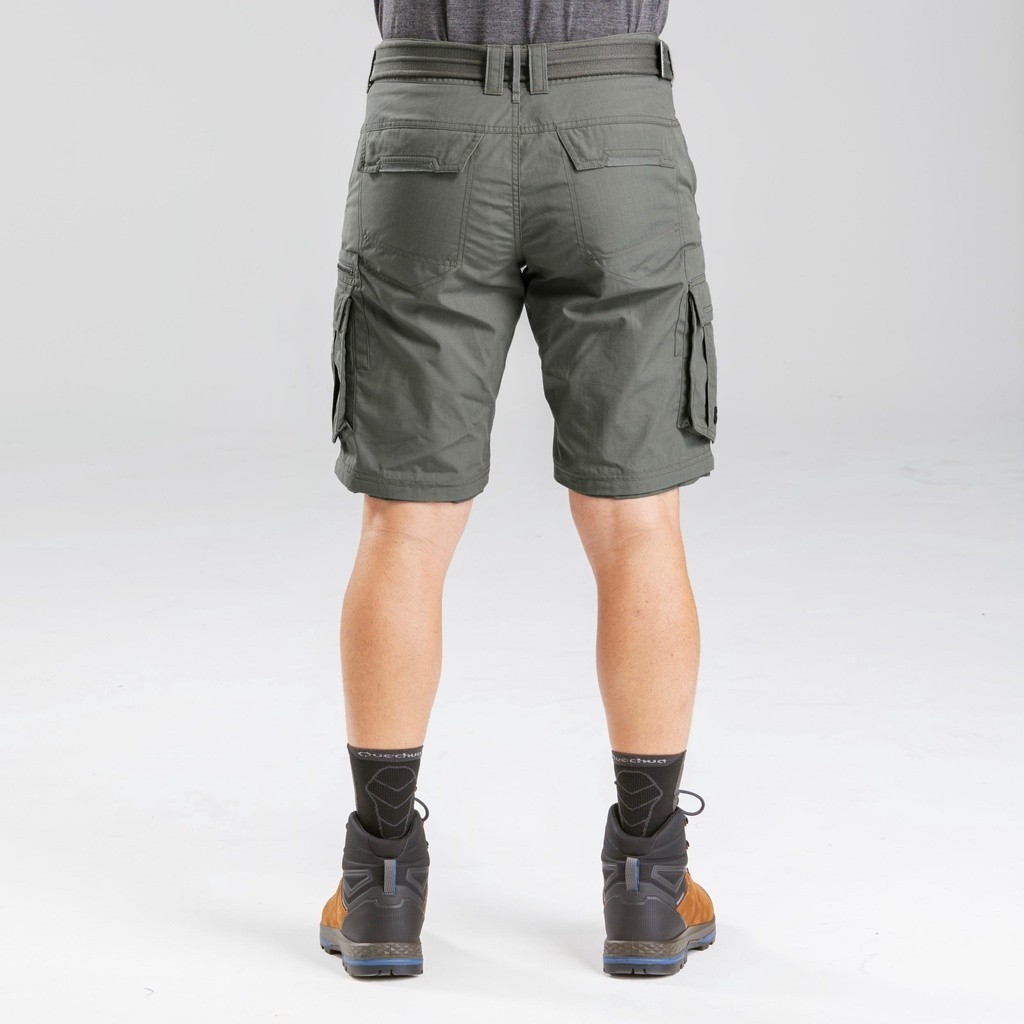 Ảnh Quần dài du lịch trekking cho nam DECATHLON forclaz travel 100 kaki 3