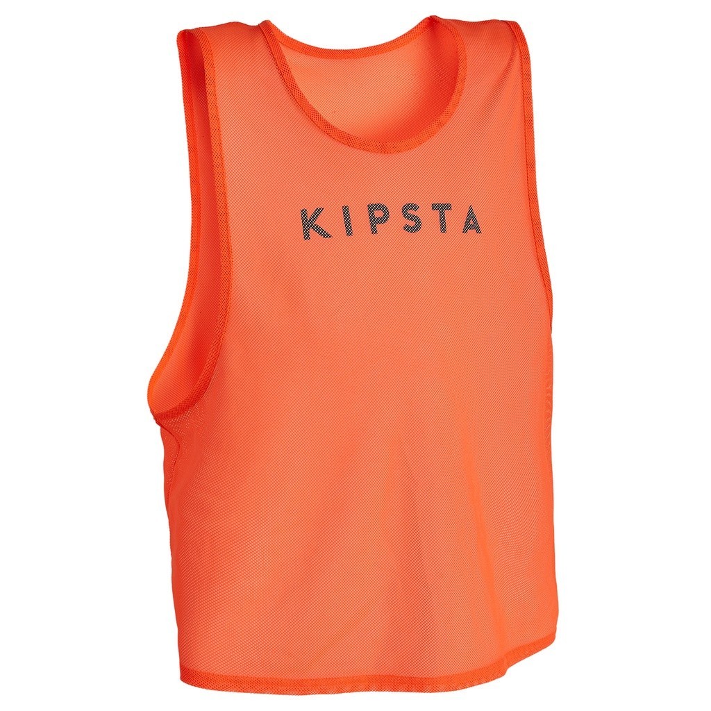 Ảnh Áo bib luyện tập cho người lớn DECATHLON kipsta cam dạ quang mã 8526947 2