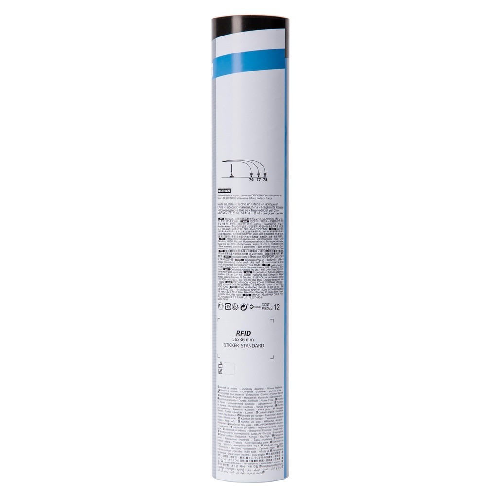 Ảnh Hộp cầu lông 12 quả DECATHLON perfly mã 8490801 1