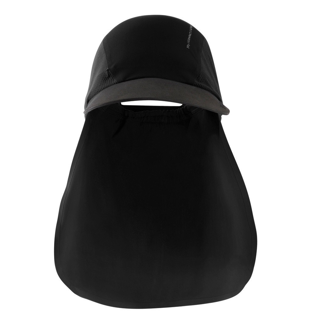 Ảnh Nón mũ chống nắng DECATHLON kalenji dễ gấp gọn màu đen mã 8552545 1