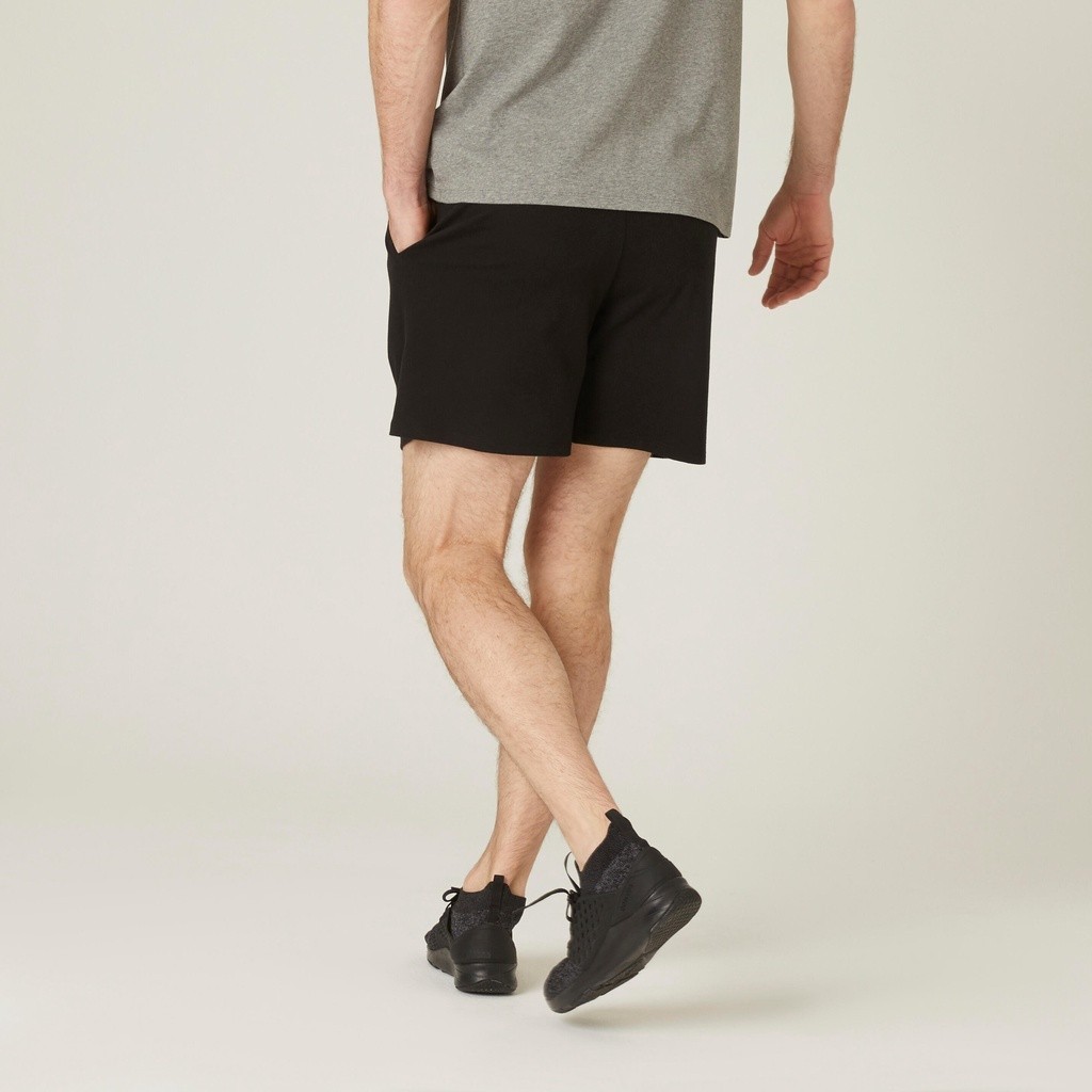 Ảnh Quần short tập fitness 100 cho nam DECATHLON DOMYOS DOMYOS mã 8601428 2