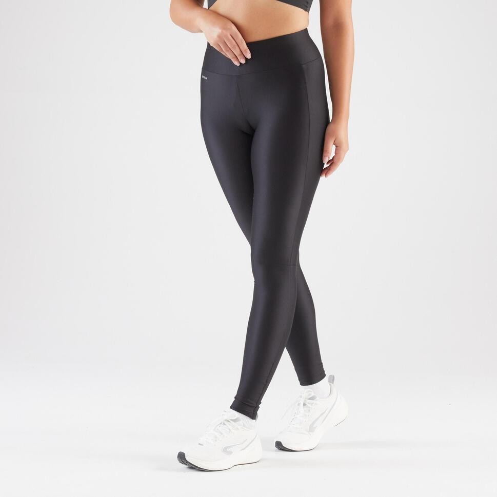 Ảnh Quần bó dài chạy bộ nữ run dry màu đen DECATHLON kalenji 8552231 4