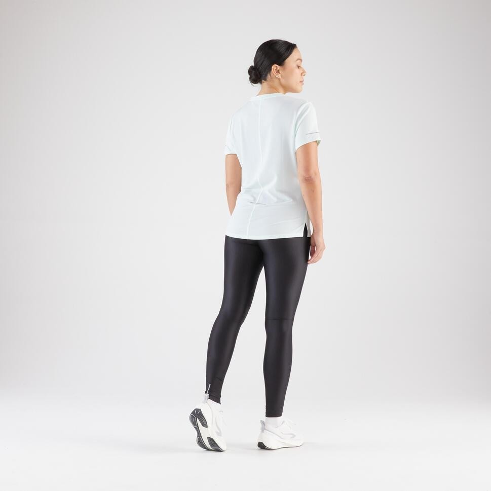 Ảnh Quần bó dài chạy bộ nữ run dry màu đen DECATHLON kalenji 8552231 3