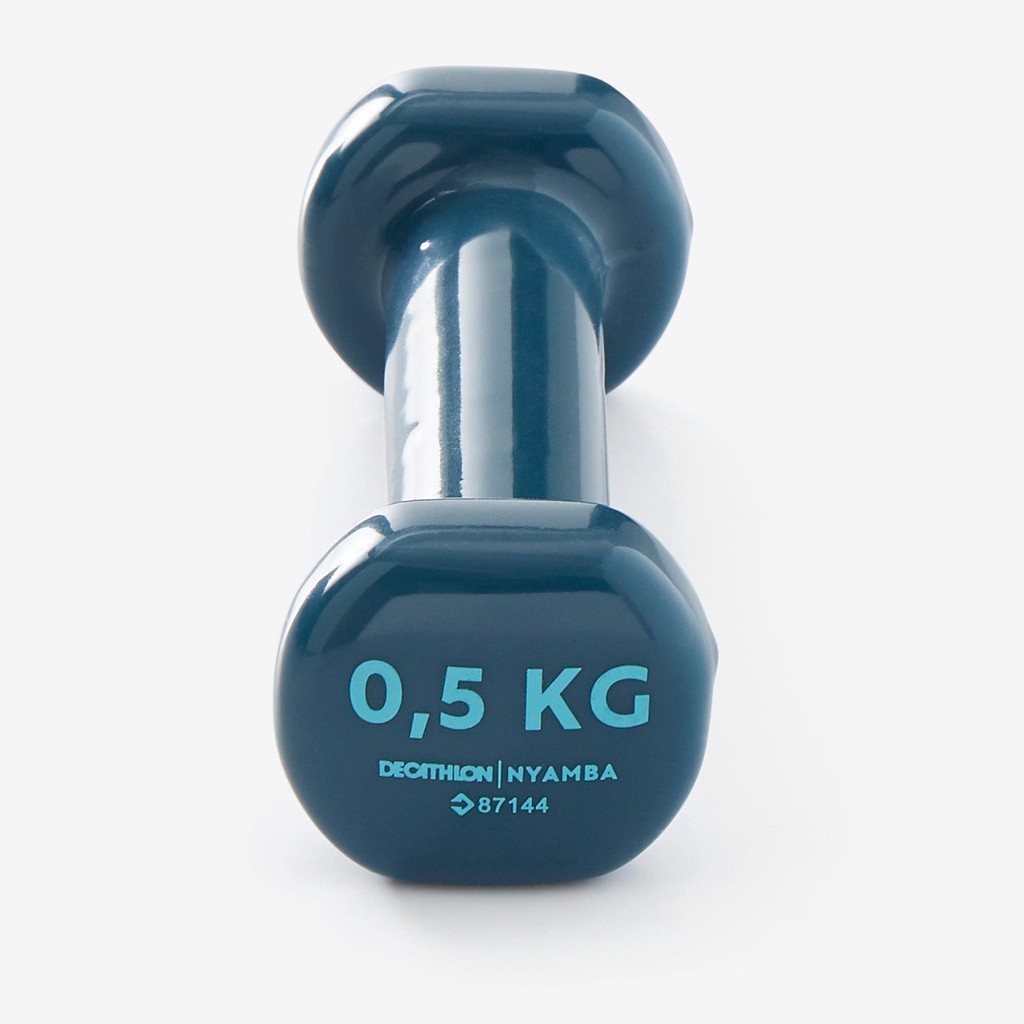 Ảnh Bộ 2 tạ cầm tay 0.5 kg màu xanh lam nam nữ DECATHLON DOMYOS nyamba 8336570 1