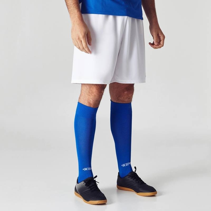 Ảnh Quần short đá bóng f100 cho người lớn màu trắng DECATHLON kipsta mã 8327265 3