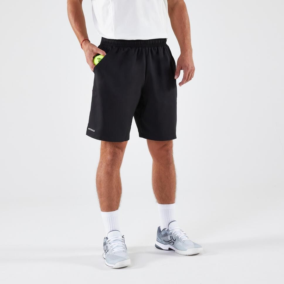 Ảnh Quần short chơi tennis pickleball dry 500 đen DECATHLON artengo 4