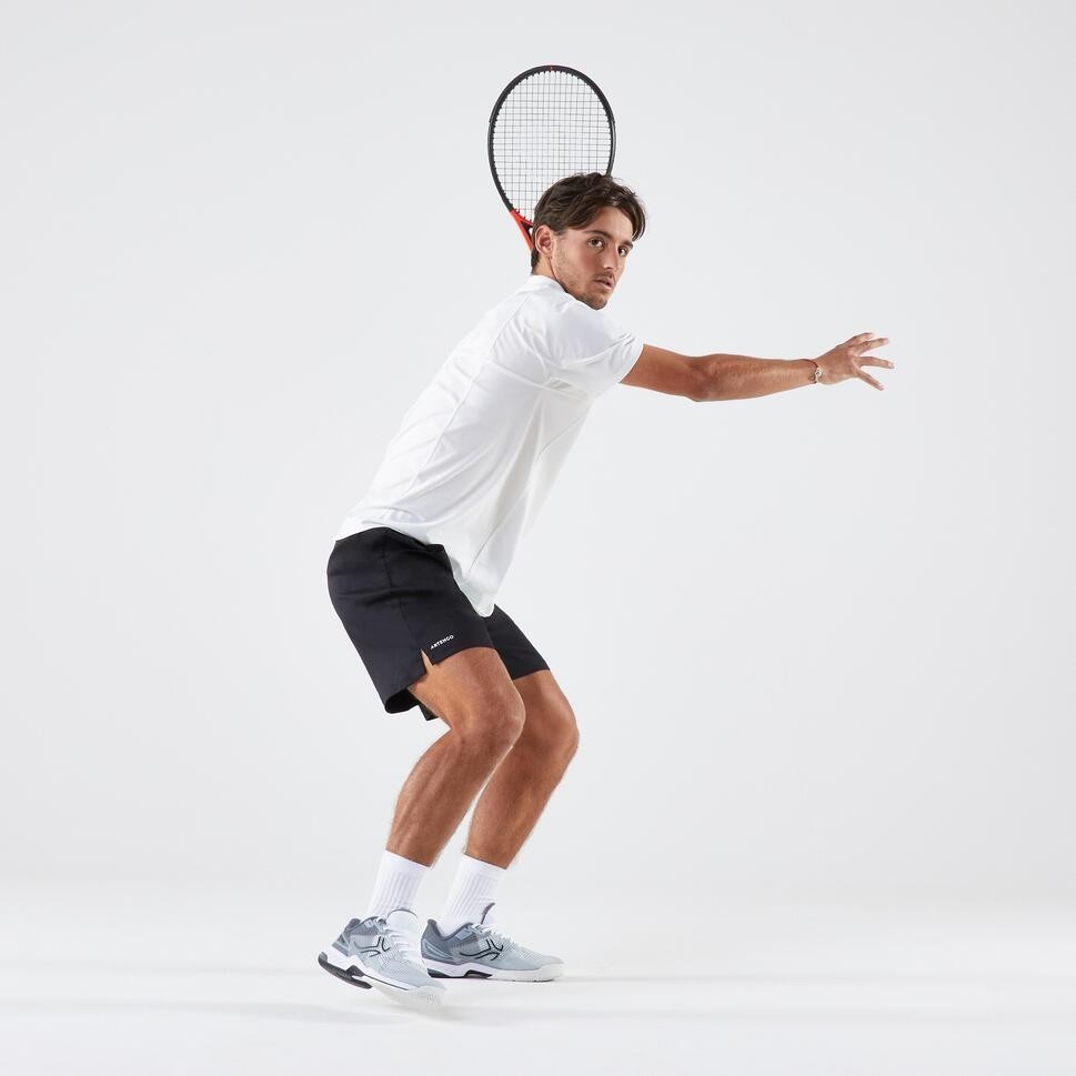 Ảnh Quần short chơi tennis pickleball dry 500 đen DECATHLON artengo 1