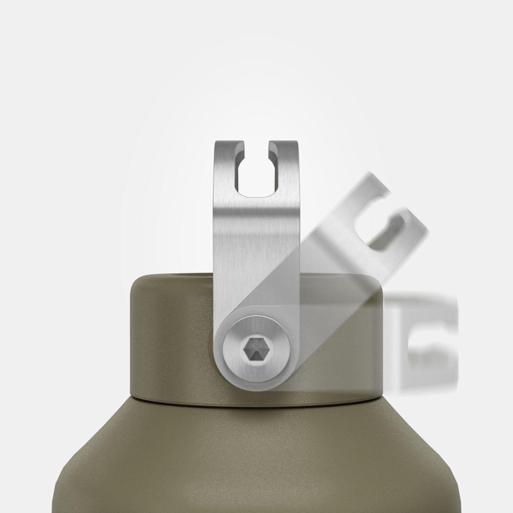 Ảnh Bình nước thép không gỉ mh100 1,5l kaki quechua mã 8612485 4