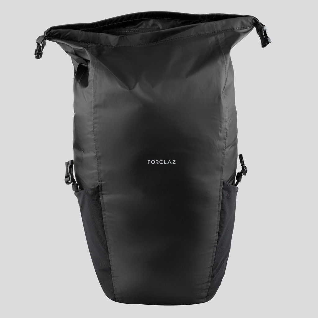 Ảnh Balo du lịch 20l chống thấm gấp gọn travel 100 đen DECATHLON forclaz mã 8560418 3