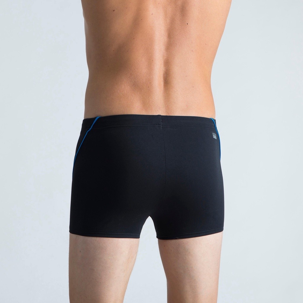 Ảnh Quần bơi boxer 100 plus cho nam đen xanh dương DECATHLON NABAIJI mã 8647088 2