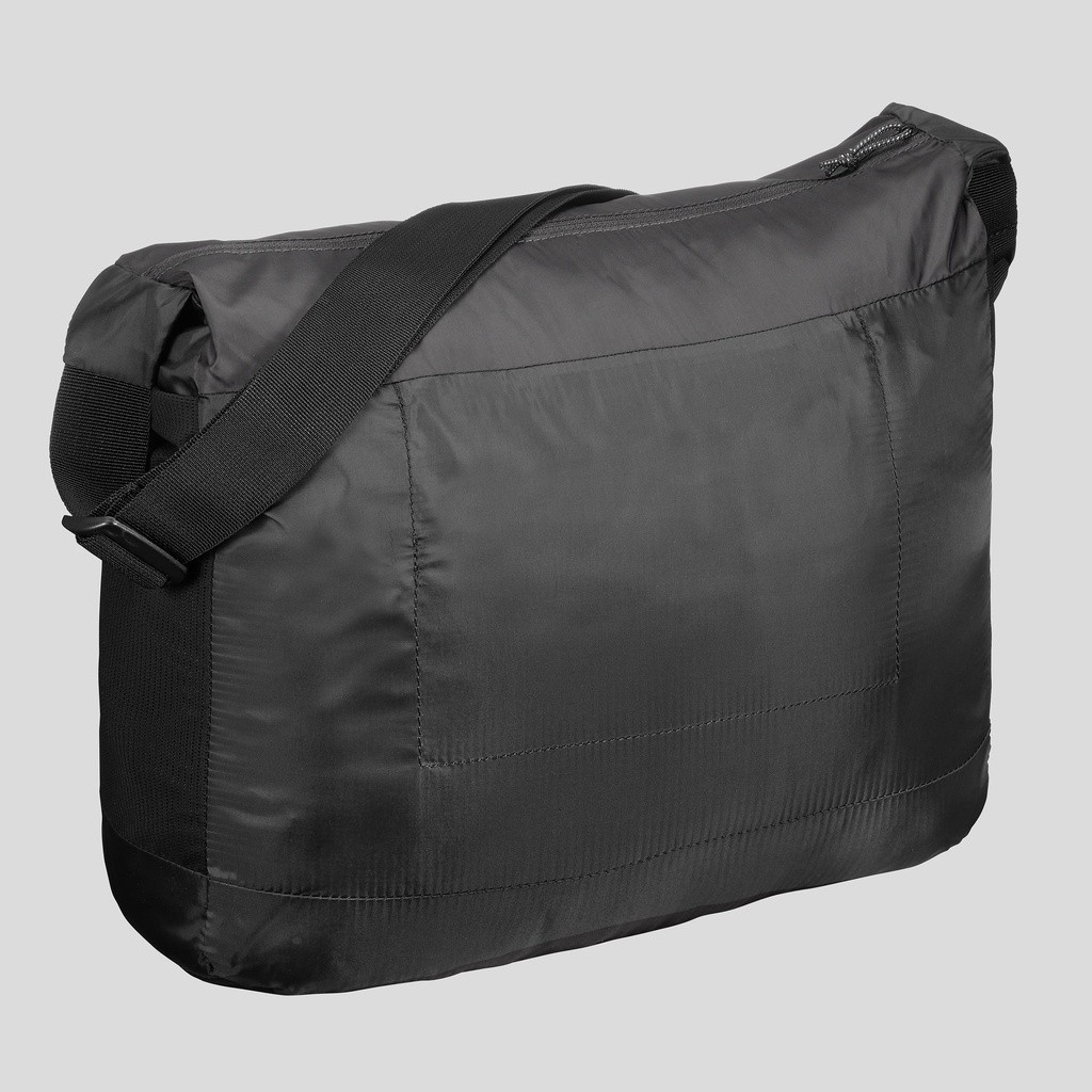 Ảnh Túi đeo chéo du lịch gấp gọn 15l travel 100 đen DECATHLON forclaz mã 8560413 3